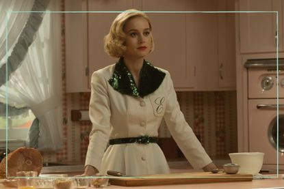 What is Lessons in Chemistry based on as illustrated by Brie Larson as Elizabeth in Lessons in Chemsitry
