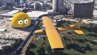 Las Vegas in Microsoft Flight Simulator 2024