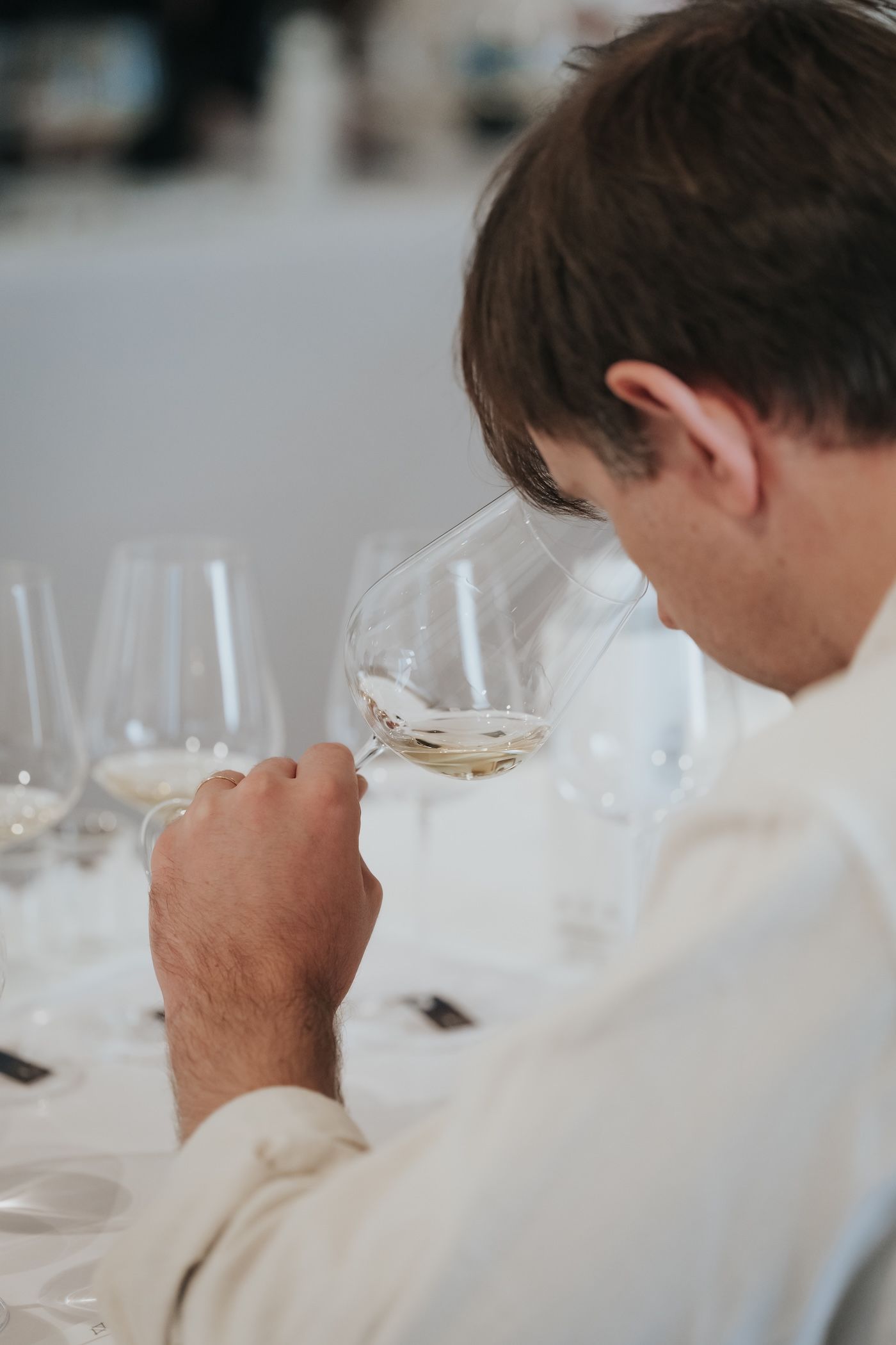 Rupert Millar at the Opposites Attract tasting in Burgundy