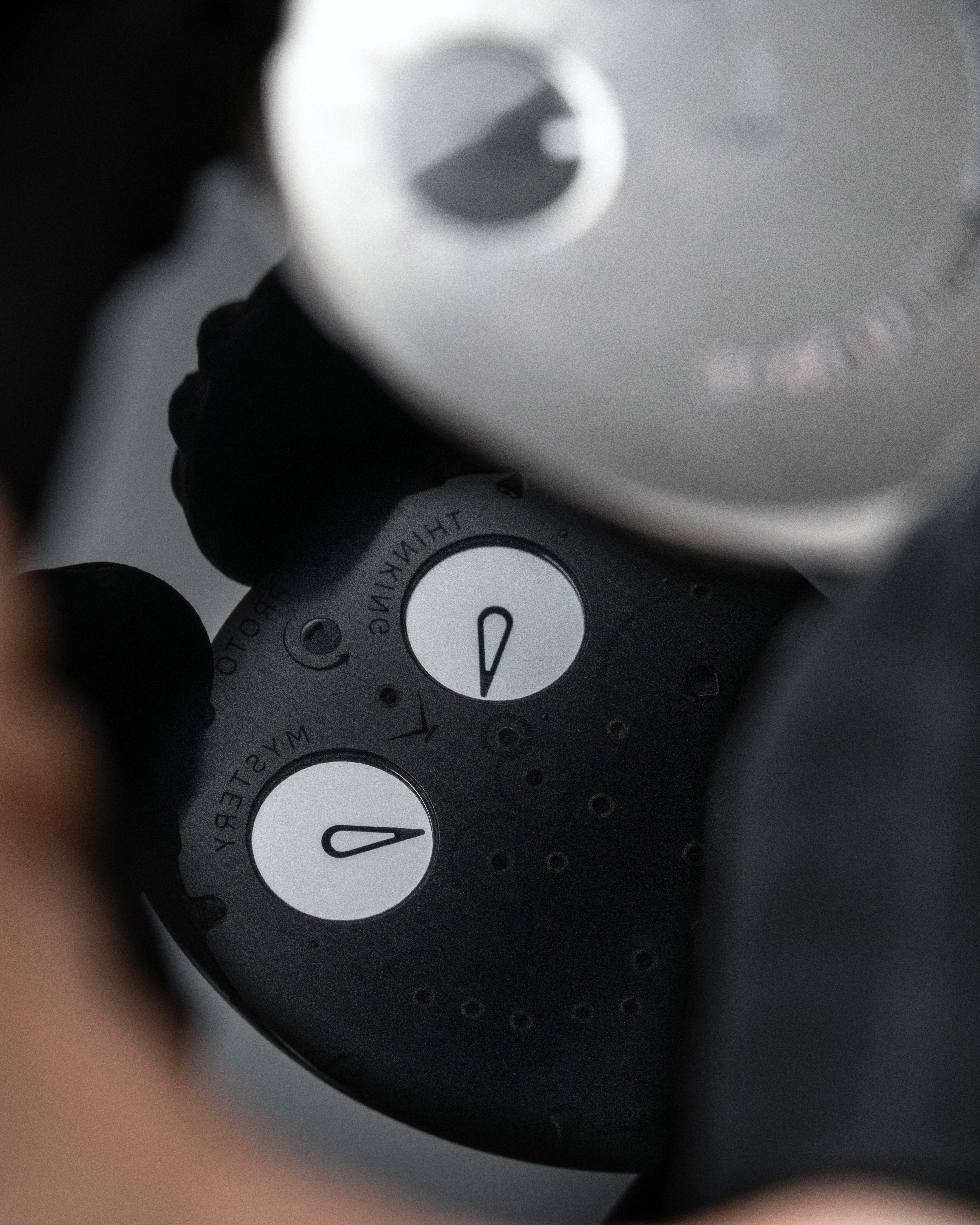 Konstantin Chaykin watch with smiley face on dial