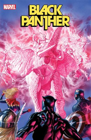 Black Panther #9 cover art by Alex Ross
