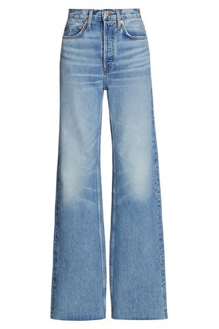 70s High Rise Wide Leg Jeans
