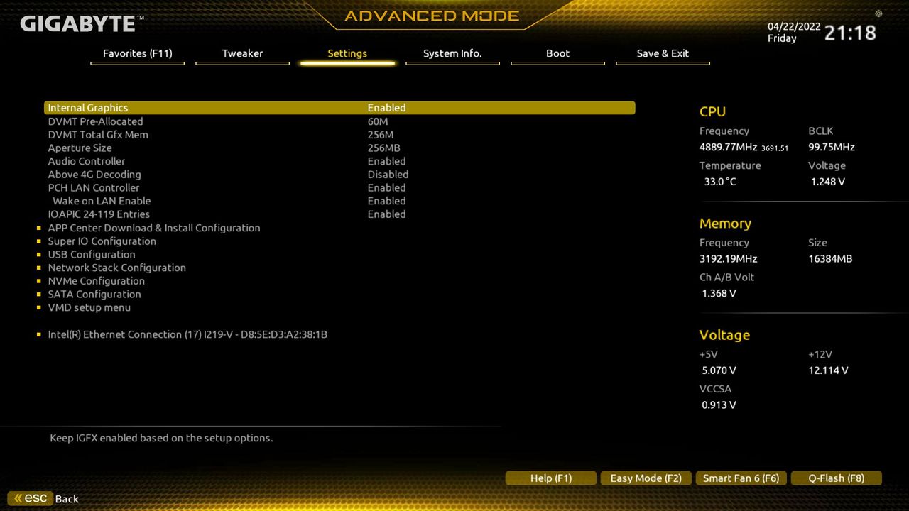 Gigabyte H610M S2H DDR4
