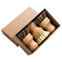 Palm Pot Brush Set (Pack of 3) | $12.99