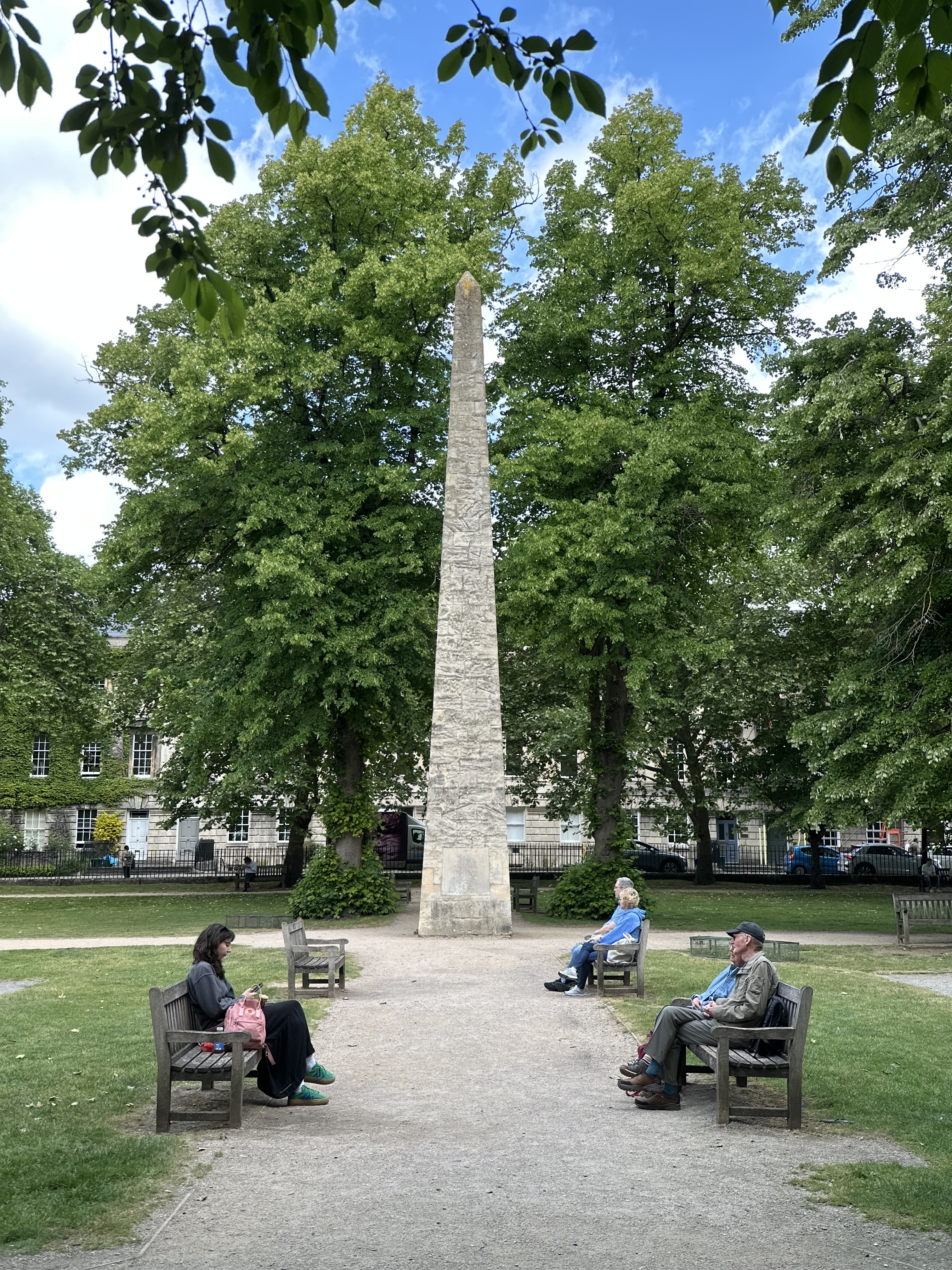 A photo of an obelisk taken on the Freewell 1.7x lens