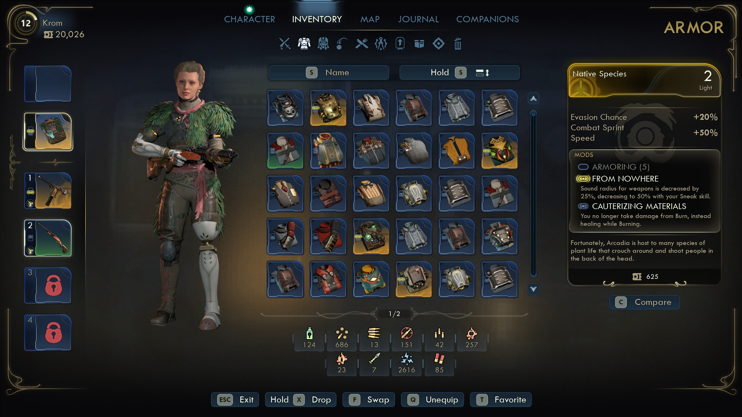 Outer Worlds 2 best armor - Native Species