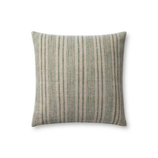 Magnolia Home by Joanna Gaines X Loloi Elaine Beige / Sage Pillow & Reviews | Wayfair