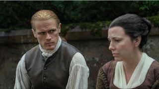 Jamie and Jenny in Outlander Season 7x10