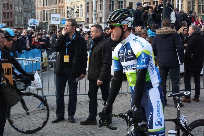 Matt Goss (Orica-GreenEdge) in Bruges.