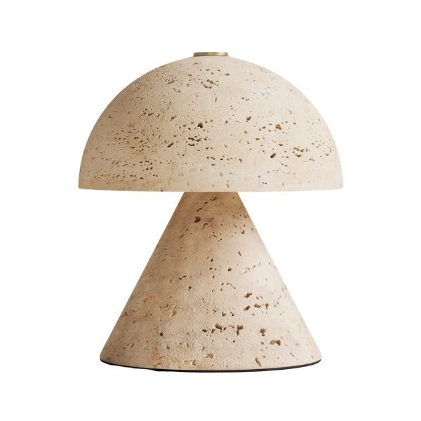 Rechargeable Tavertine Lamp