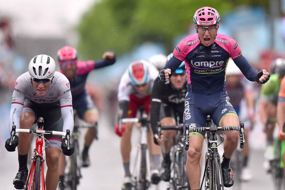 Sacha Modolo wins stage 13 of the Giro d'Italia