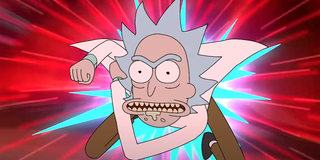 rick and morty rick punching