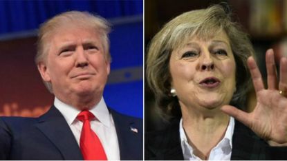 Theresa May Donald Trump 