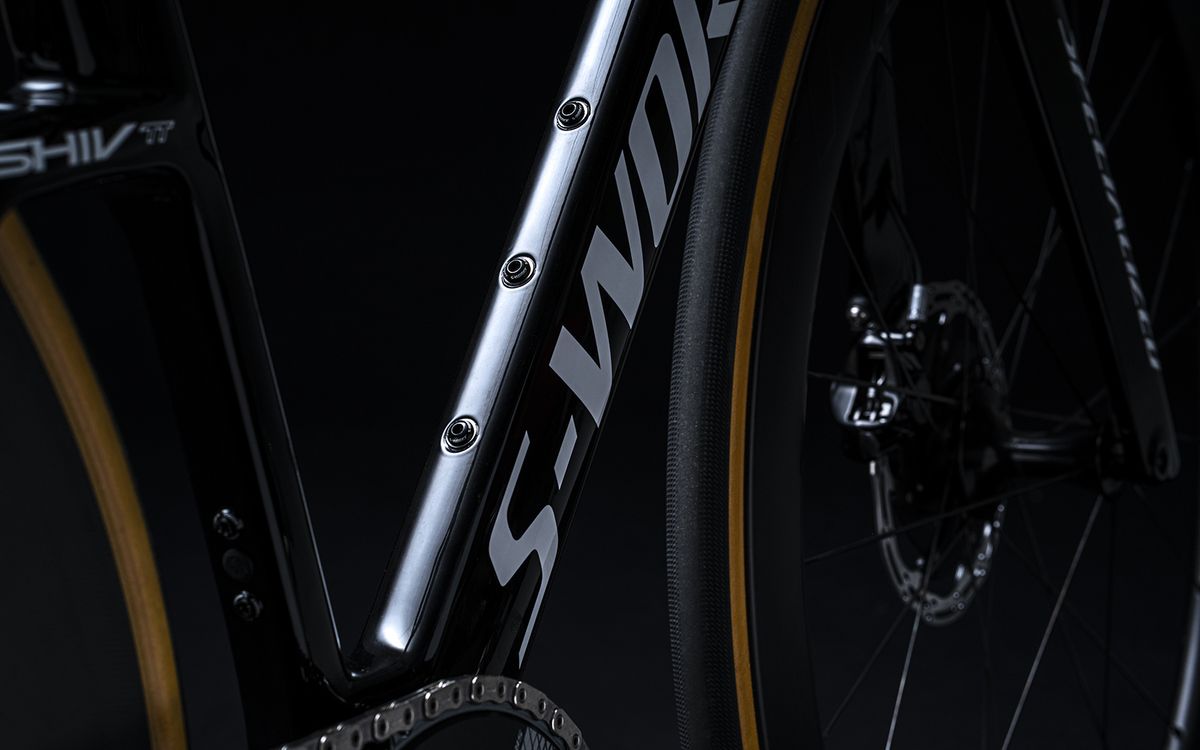 The new down tube is focused on stiffness and weight savings