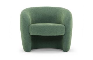 A green armchair from Urbia
