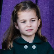 Princess Charlotte closeup at Sandringham Christmas