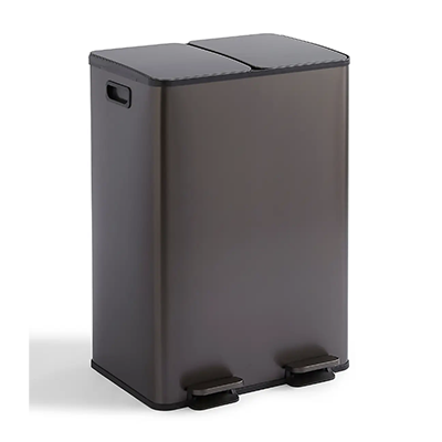 Dunelm gunmetal kitchen bin