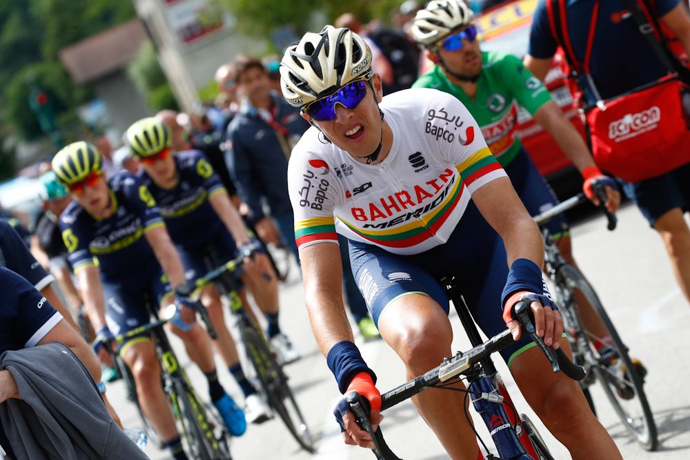 Ramunas Navardauskas finishes stage 3 at Dauphine