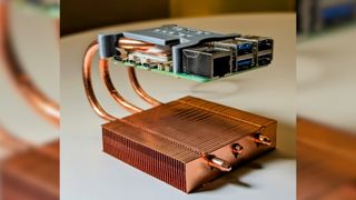 Raspberry Pi 5 delidded and cooled using a Peltier element