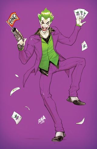 The Joker: The Man Who Stopped Laughing #1 variant by David Nakayama
