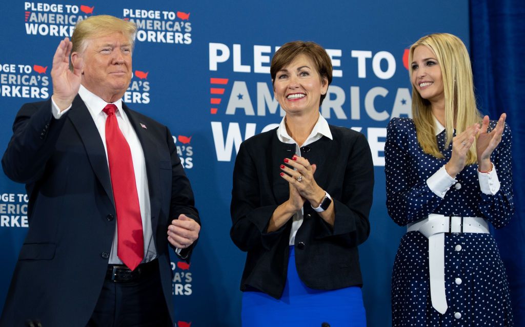 Iowa Gov. Kim Reynolds wins re-election