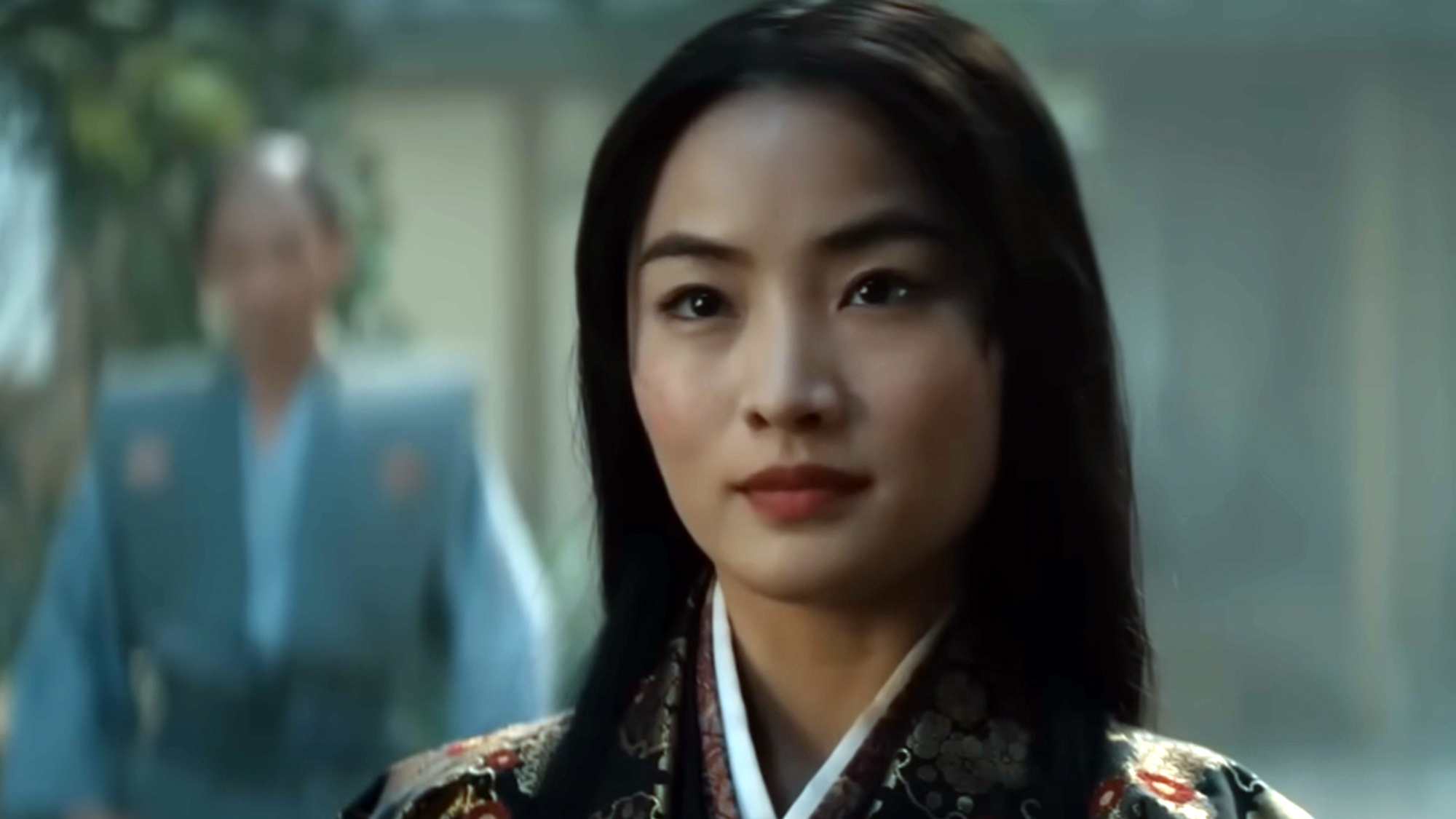 Anna Sawai in closeup in Shogun