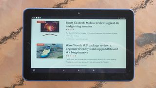 Amazon Fire 7 tablet screen isn't anything special