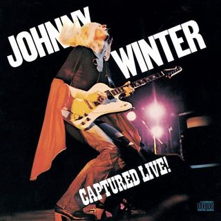 Johnny Winter 'Captured Live!' album artwork