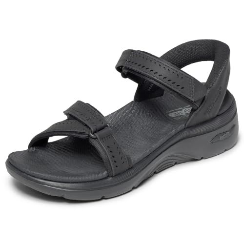 Women's Quarter Strap Fisherman Sandal (Black/black)