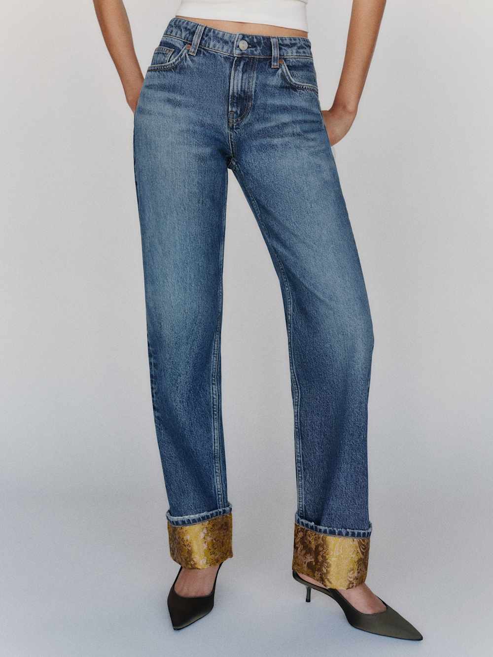 Charlee Low Rise Straight Leg Jeans