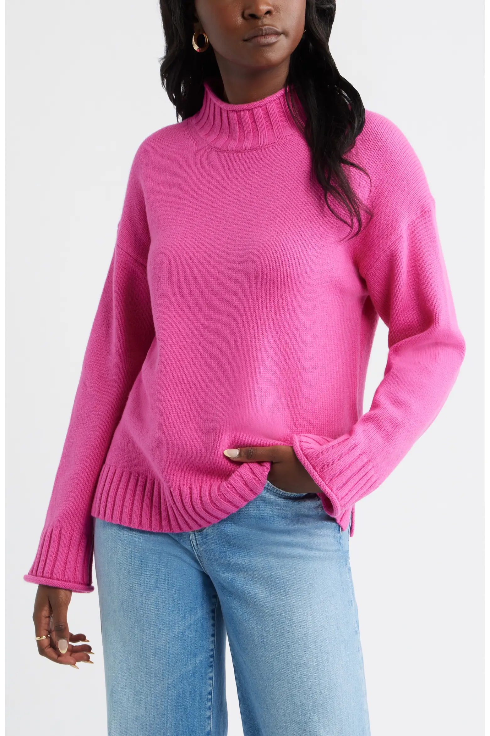 Caslon, Roll Neck Sweater