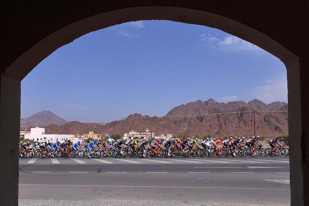 The Tour of Oman peloton