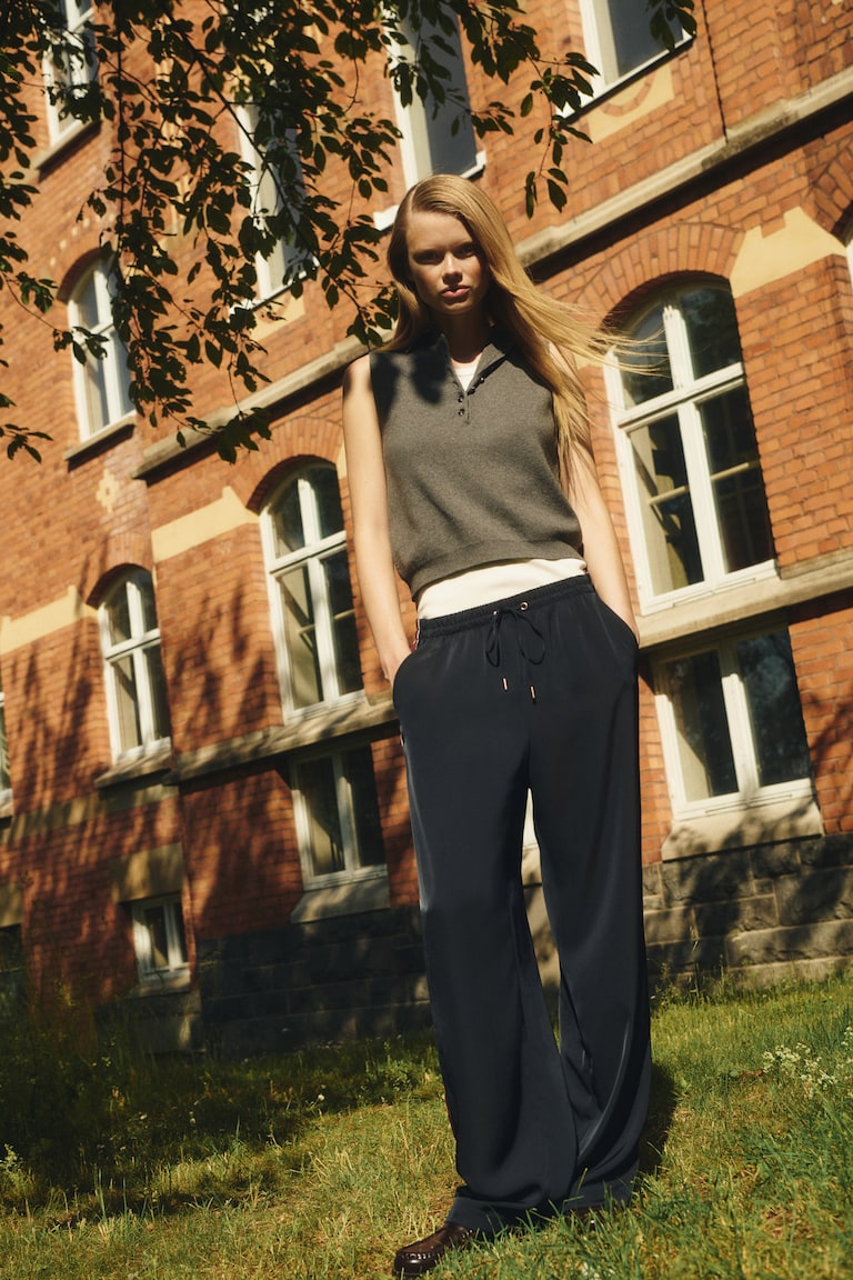 Track Pants With Side Stripes