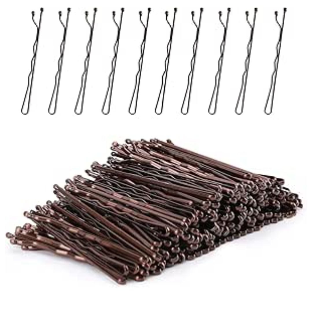 Laicky Set Of 200 Brunette Bobby Pins