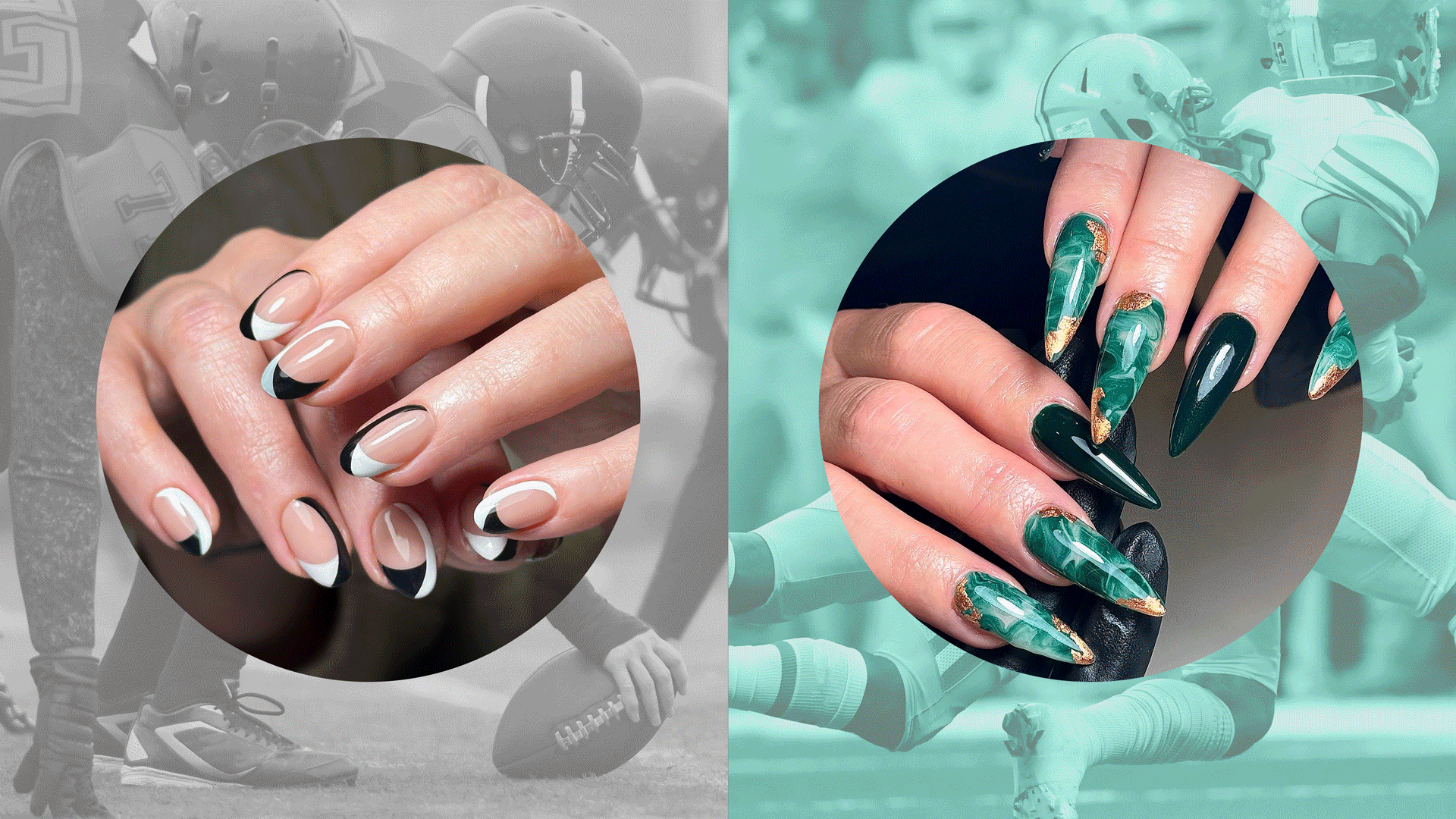 NFL manicure ideas