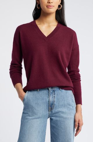 V-Neck Cashmere Sweater