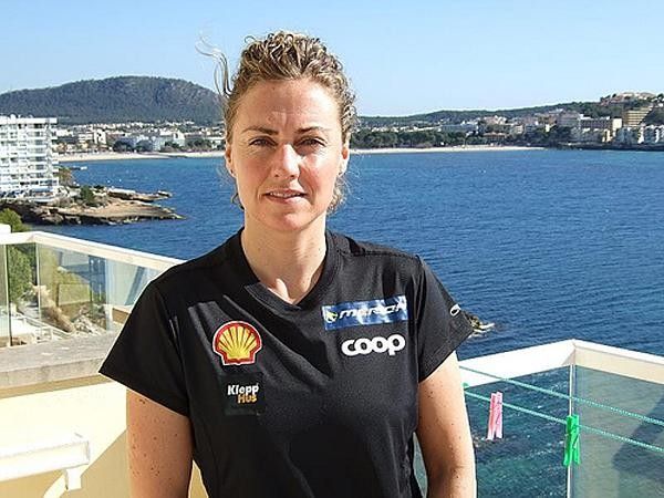 Gunn-rita enjoys some sunshine in Mallorca.