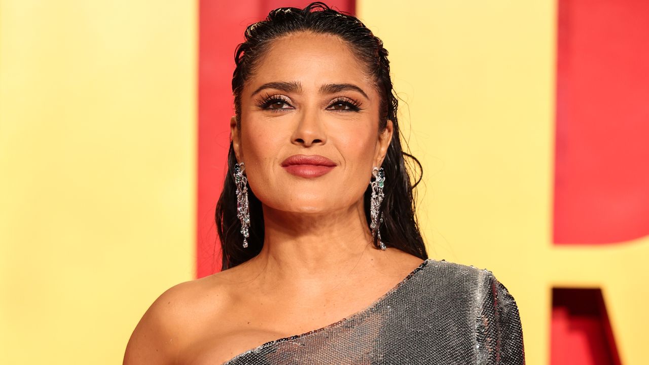 Salma Hayek at the 2024 Vanity Fair Oscar Party 