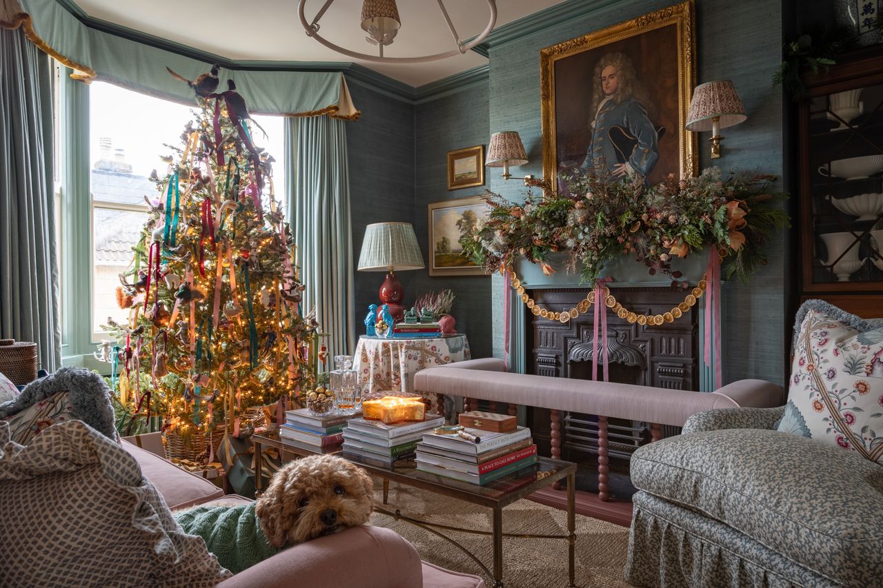 Christmas sitting room