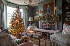 Christmas sitting room