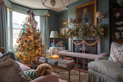 Christmas sitting room