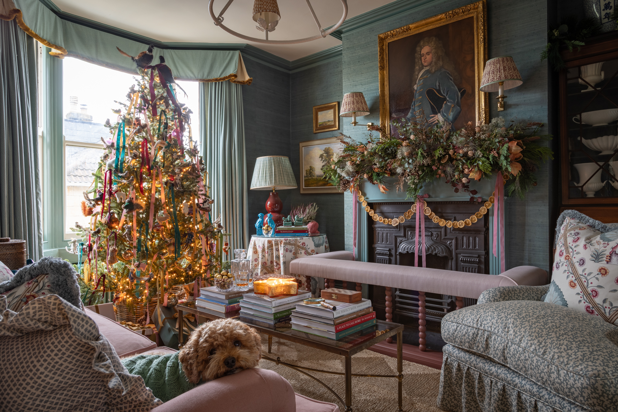 Christmas sitting room