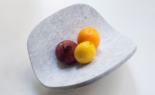 Fruit bowl made from stone-like material