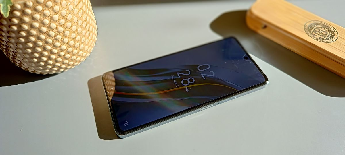 An Infinix Note 12 VIP camera phone