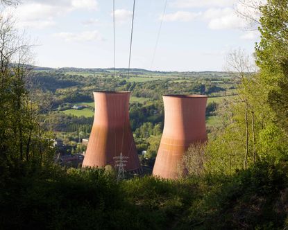 Ironbridge Panorama of cooling towers