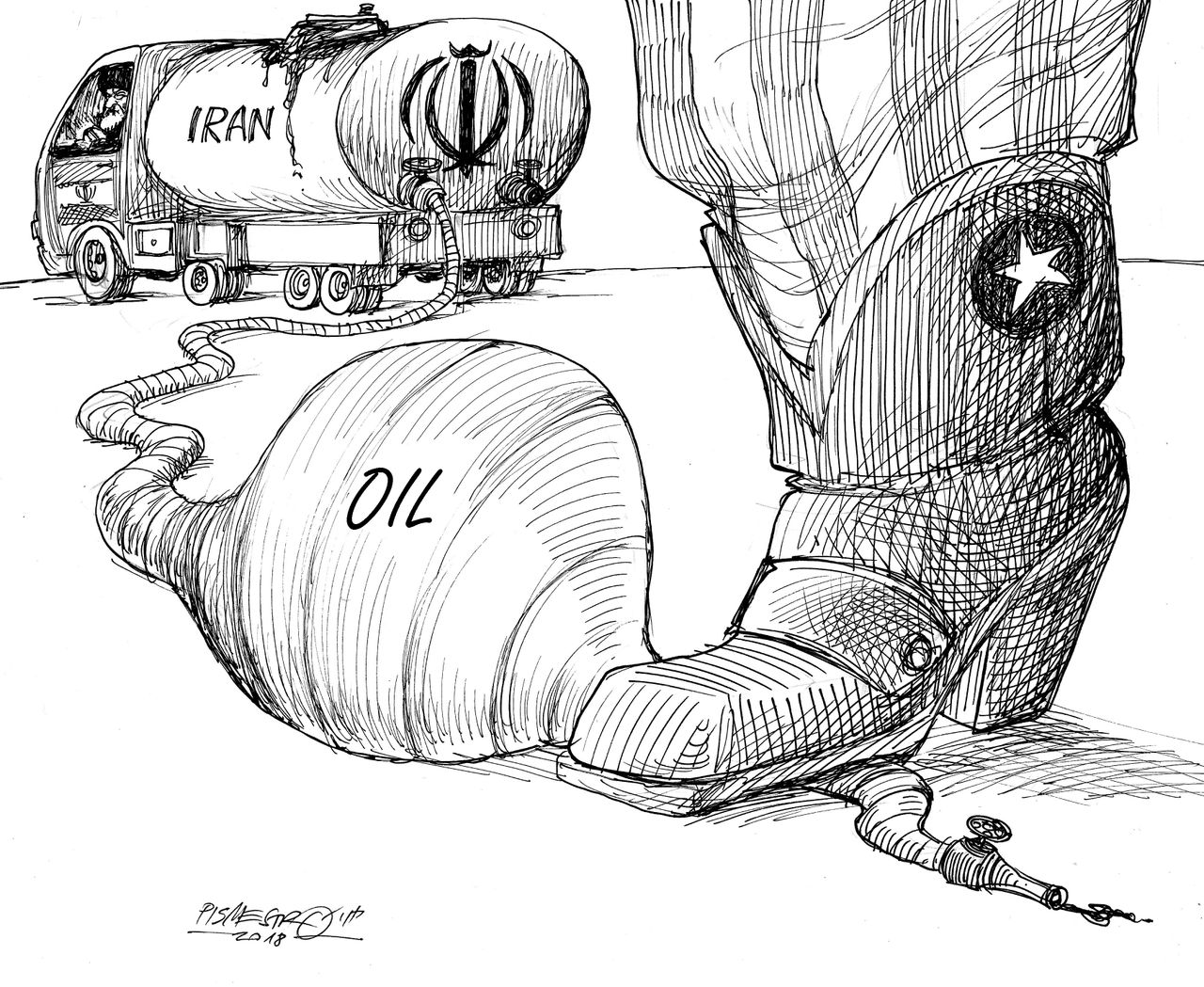 World U.S. sanctions oil Iran Trump