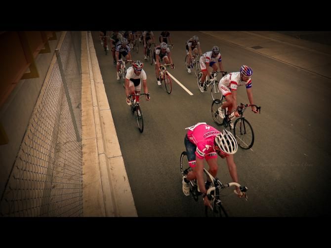 There's plenty of space to move on the wide course