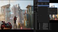 Cyberpunk DLSS overlay