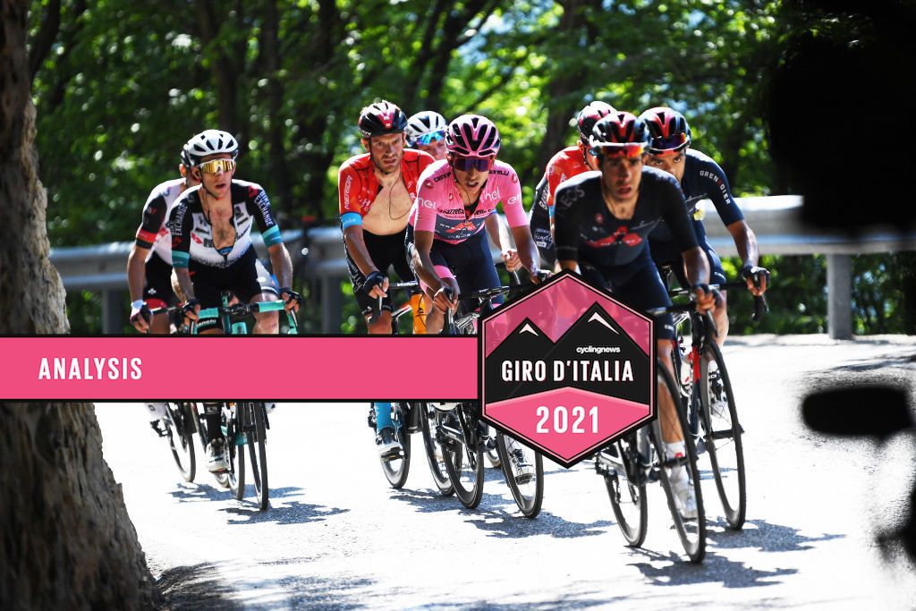 Egan Bernal, Damiano Caruso and Simon Yates at the Giro d&#039;Italia