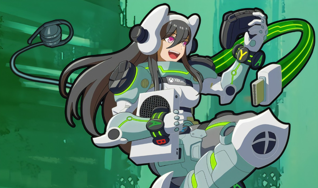 Xbox anime mascot for TGS 2020